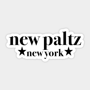 New Paltz Stars Sticker Sticker